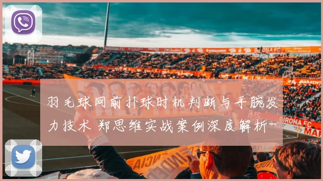羽毛球网前扑球时机判断与手腕发力技术 郑思维实战案例深度解析
